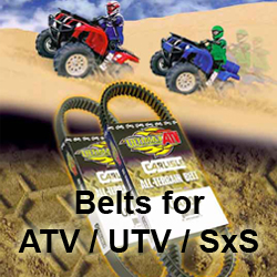 Belts for ATV/UTV/SXS